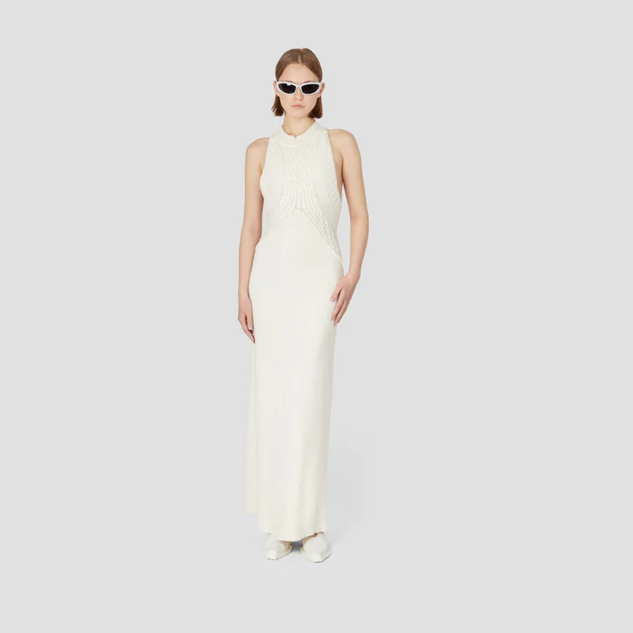 KNITTED SLEEVELESS DRESS