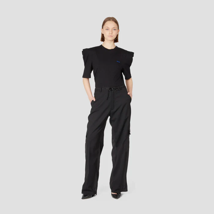 DRAWSTRING CARGO PANTS