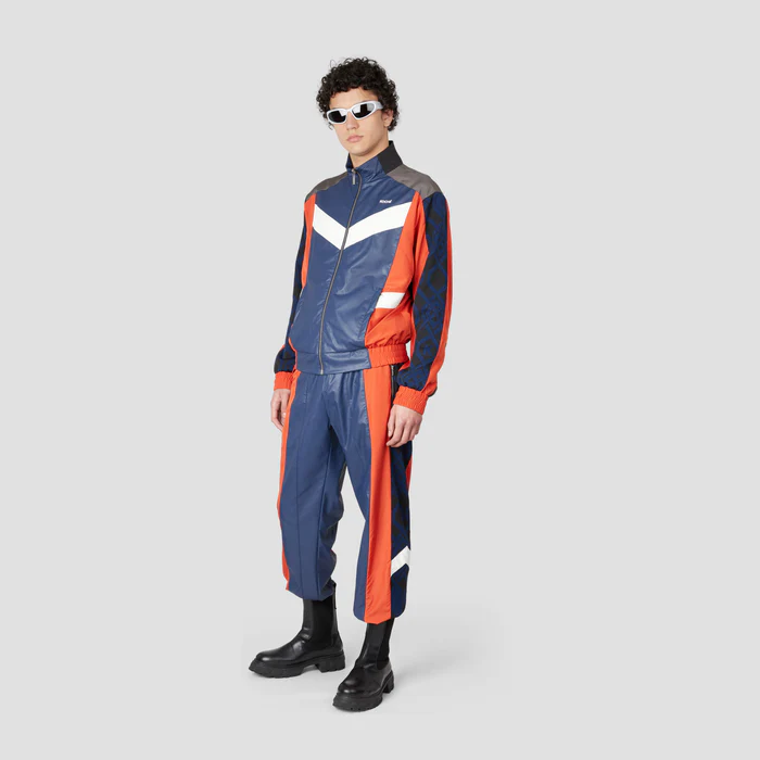 PATCHWORK SWEAT-JACKET